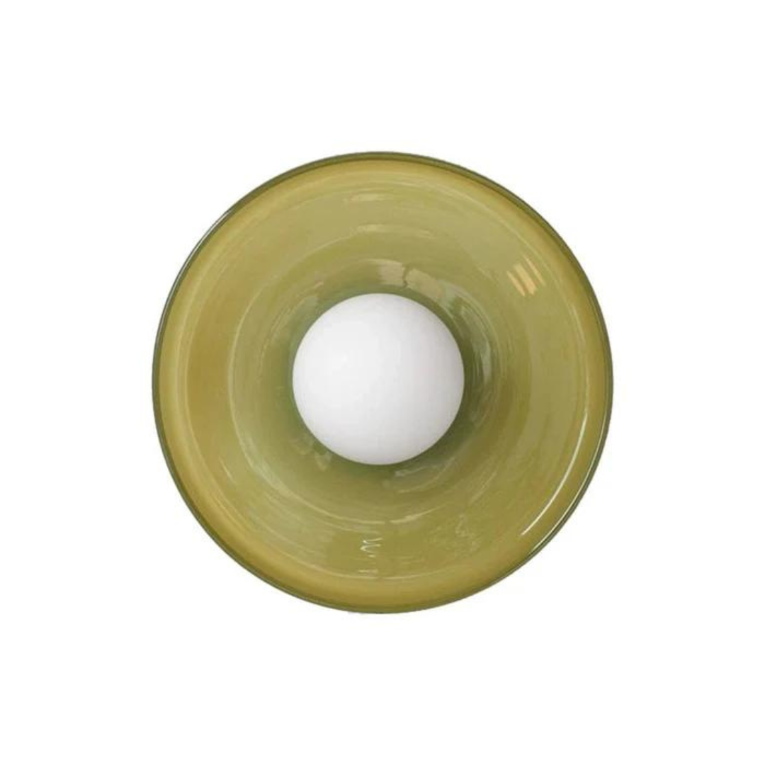 Modern Glass Ceiling Light with Sphere Design