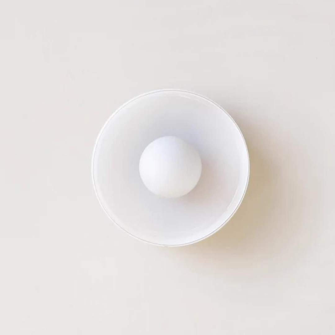 Modern Glass Ceiling Light with Sphere Design