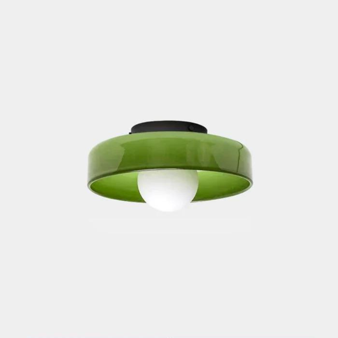 Modern Glass Ceiling Light with Sphere Design