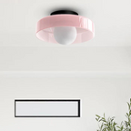 Modern Glass Ceiling Light with Sphere Design