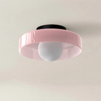 Modern Glass Ceiling Light with Sphere Design