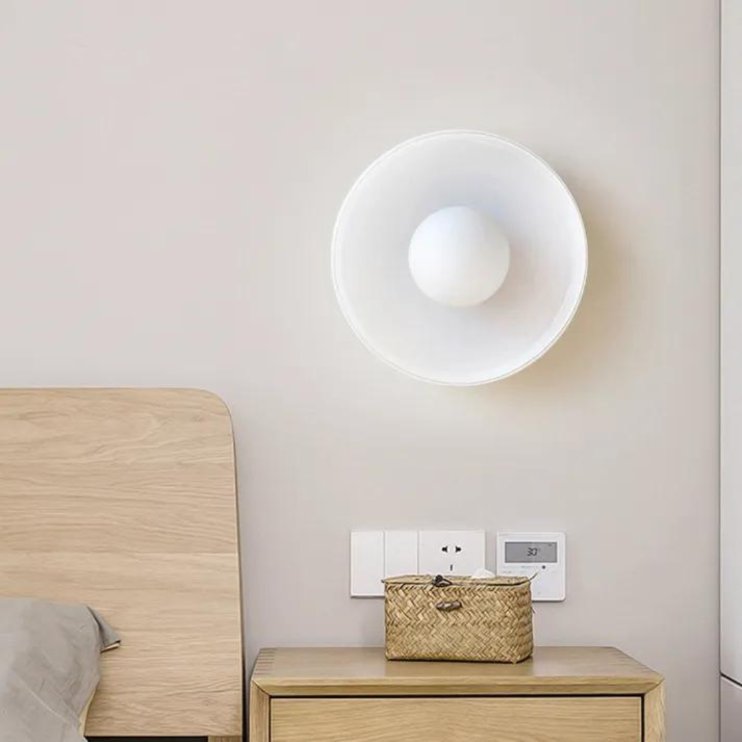 Modern Glass Ceiling Light with Sphere Design