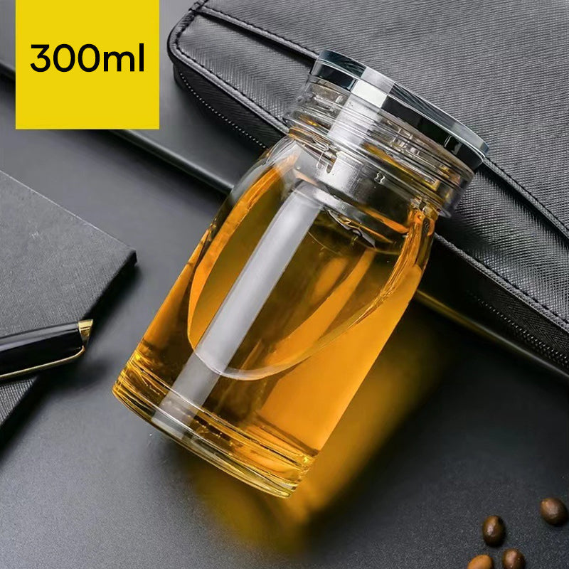 Borosilicate Glass Mug with Double Wall Insulation
