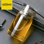 Borosilicate Glass Mug with Double Wall Insulation 400ml