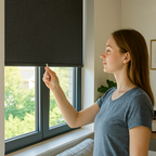 UV-Blocking Window Shade with Suction Cup Installation