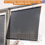 UV-Blocking Window Shade with Suction Cup Installation