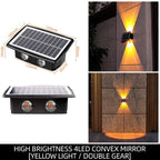 Solar Wall Light with Motion Sensor – Automatic Outdoor Lighting