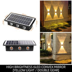Solar Wall Light with Motion Sensor – Automatic Outdoor Lighting