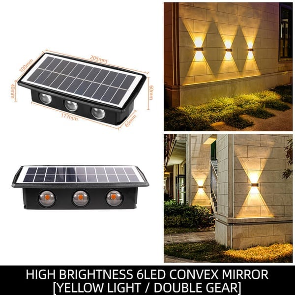 Solar Wall Light with Motion Sensor – Automatic Outdoor Lighting