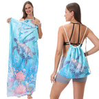 Beach Towel Backpack with Sand-Resistant Fabric