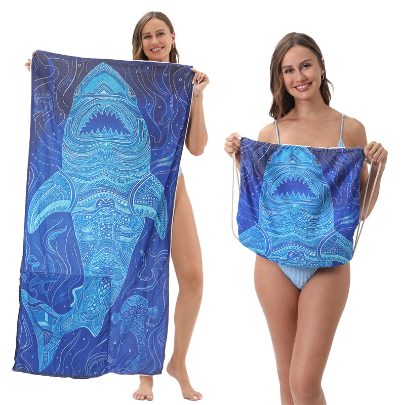 Beach Towel Backpack – 2-in-1 Convertible Design
