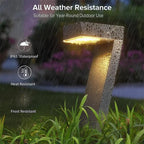 Modern 7-Shape Solar Pathway Lights