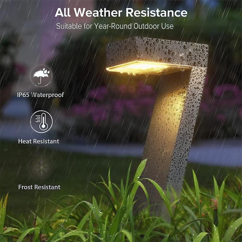 Modern 7-Shape Solar Pathway Lights