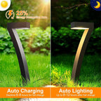 Modern 7-Shape Solar Pathway Lights