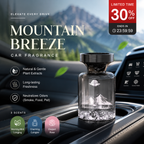 Car Air Freshener with Mountain Design - 110ml Long-Lasting